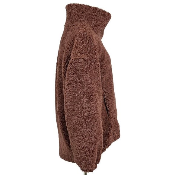 Lululemon Warmth Restore Long Pullover Smoky Topaz Size 8 Fuzzy Fleece High Neck - Picture 5 of 8